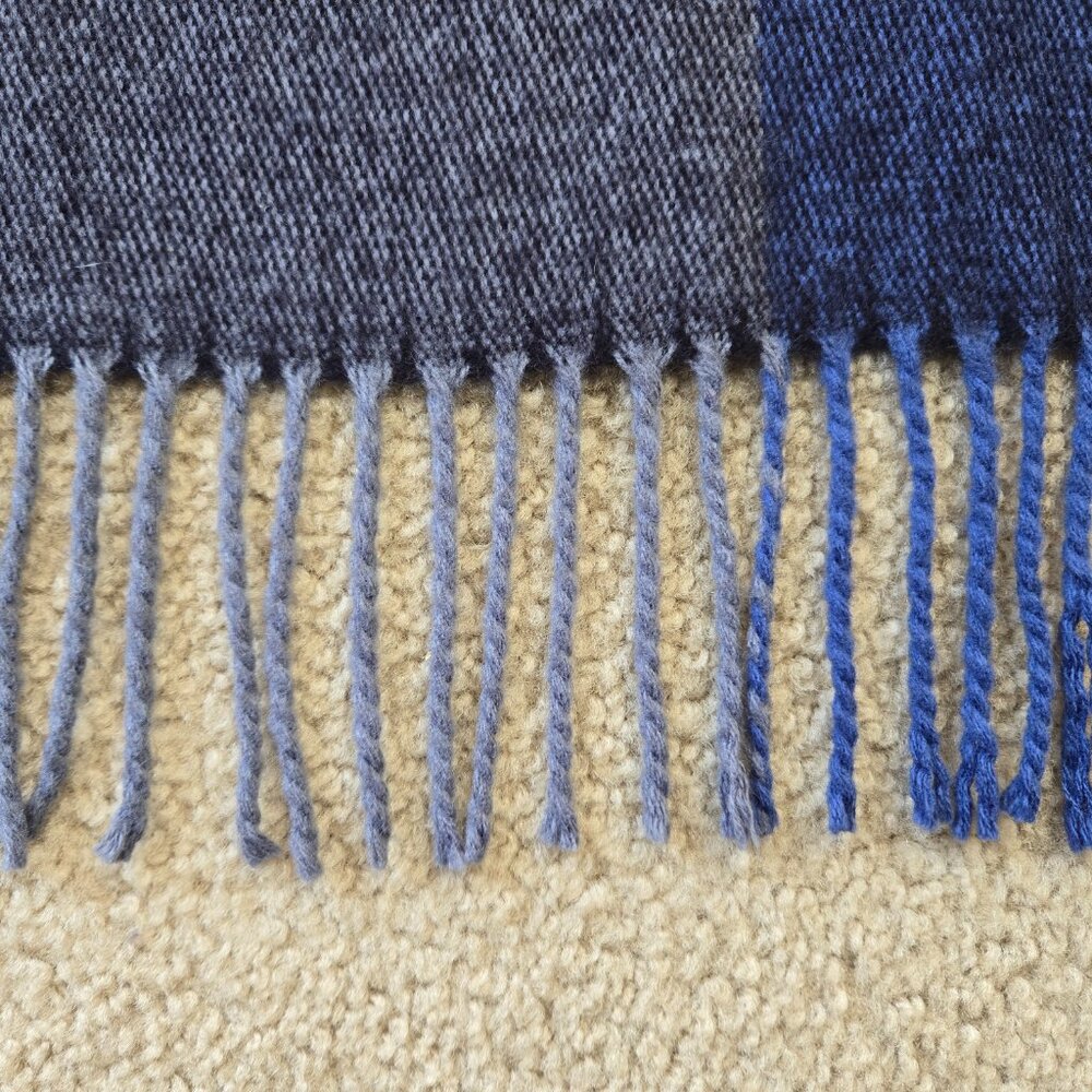 {{{THICK}}} Cashmere Woven Wrap From Florence Italy Luxury - Picture 7 of 16